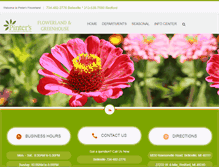 Tablet Screenshot of pinterflowerland.com